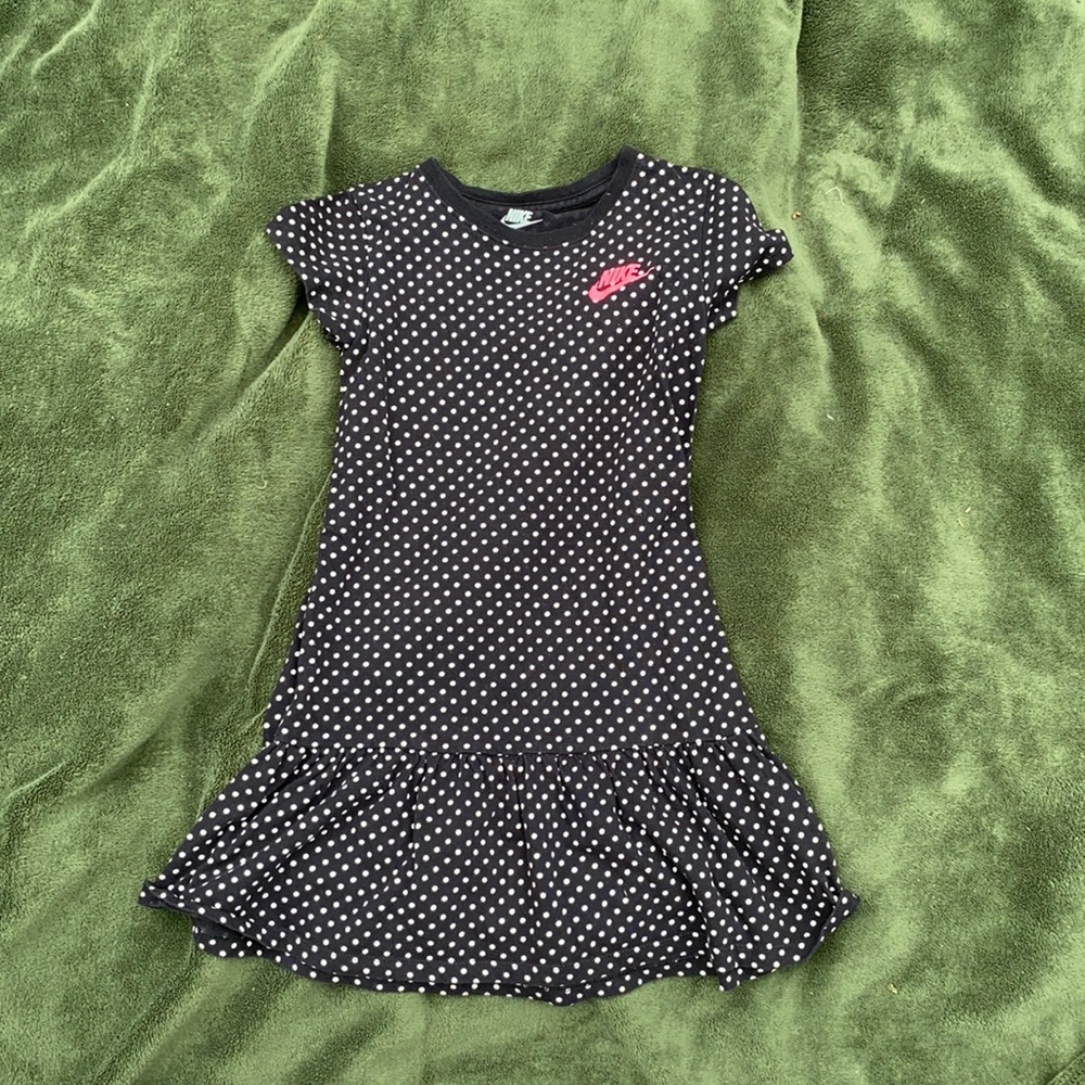 Nike polka dot dress girls size 6x
